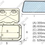 DECK HATCH GREY 355mm x 600mm – 3