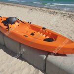 SEAFLO FISHING KAYAK WITH ROD HOLDER ORANGE >125KG-02