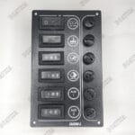 Switch panel ''Sp4 Ultra'',4 waterproof switches, Inox 316, 12/24V