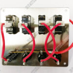 ULTRA 4 SWITCH PANEL WATERPROOF SWITCHES INOX 316-3