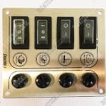 ULTRA 4 SWITCH PANEL WATERPROOF SWITCHES INOX 316-5