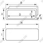 UTILITY STORAGE CASE RIGHT SIDE MOUNT 266mm x 561mm WHITE-2